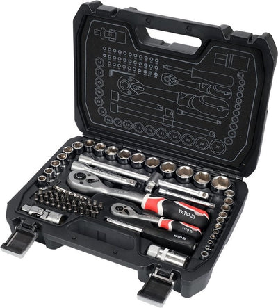 Yato professionele dopsleutelset en bitset - 72-delig - 1 2 1 4