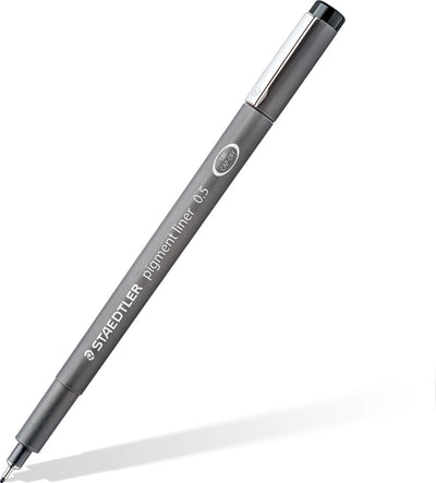 Staedtler - artist series - pigment liner - fineliner - zwart - 0,5 mm