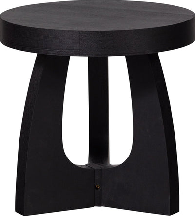 Woood tala bijzettafel - mdf fineer - zwart - 45x45x45