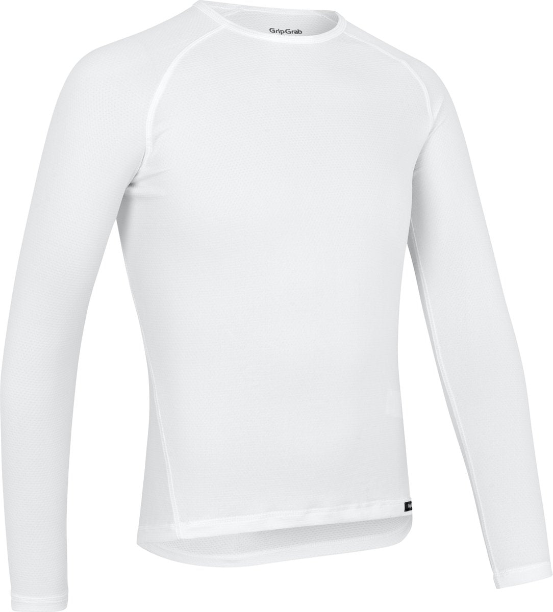 Gripgrab - ride thermal lange mouw winter fiets ondershirt polygiene base layer thermoshirt - wit - heren - maat xl