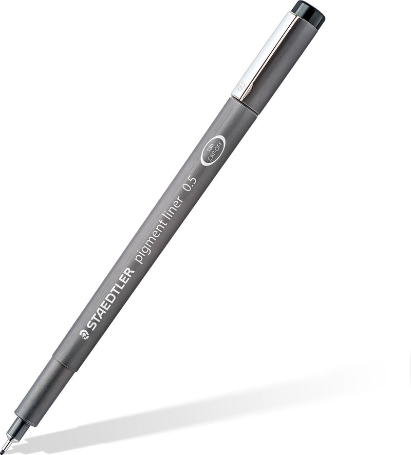 Staedtler - artist series - pigment liner - fineliner - zwart - 0,3 mm