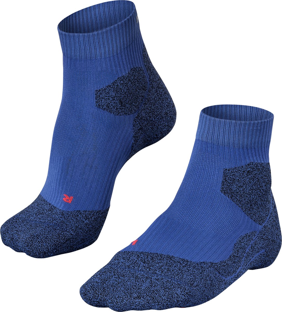 Falke ru trail anti-blaar functioneel materiaal hardloopsokken heren blauw - maat 42-43