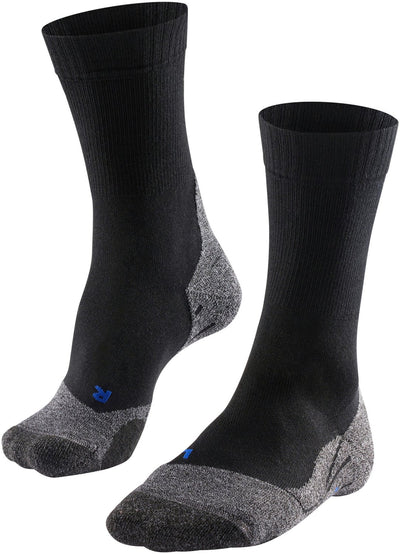 Falke tk2 cool anti-blaar dik lyocell functioneel materiaal wandelsokken dames zwart - maat 41-42 41 42