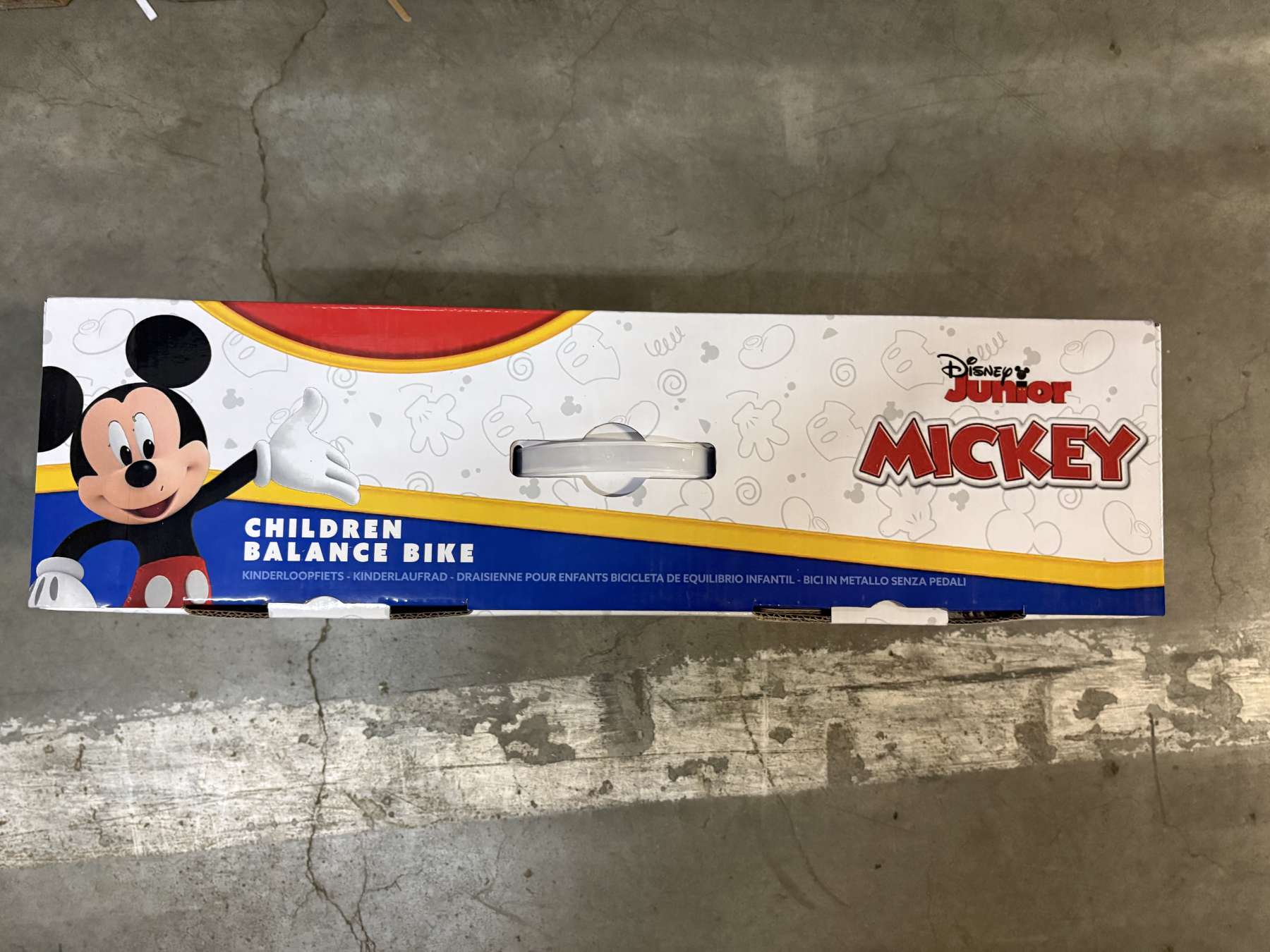 Mickey mouse disney mickey loopfiets metaal