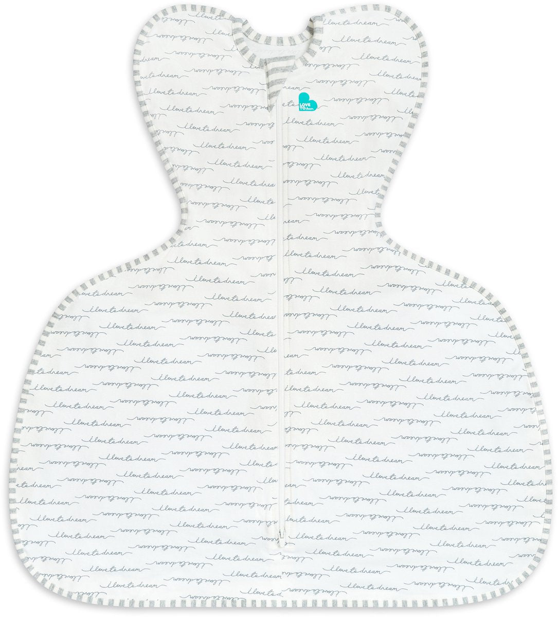 Love to dream ™ babyslaapzak swaddle up™ - inbakeren- spreidbroek heupdysplasie baby 3-6 maanden - 6-8,5 kg - all season - white