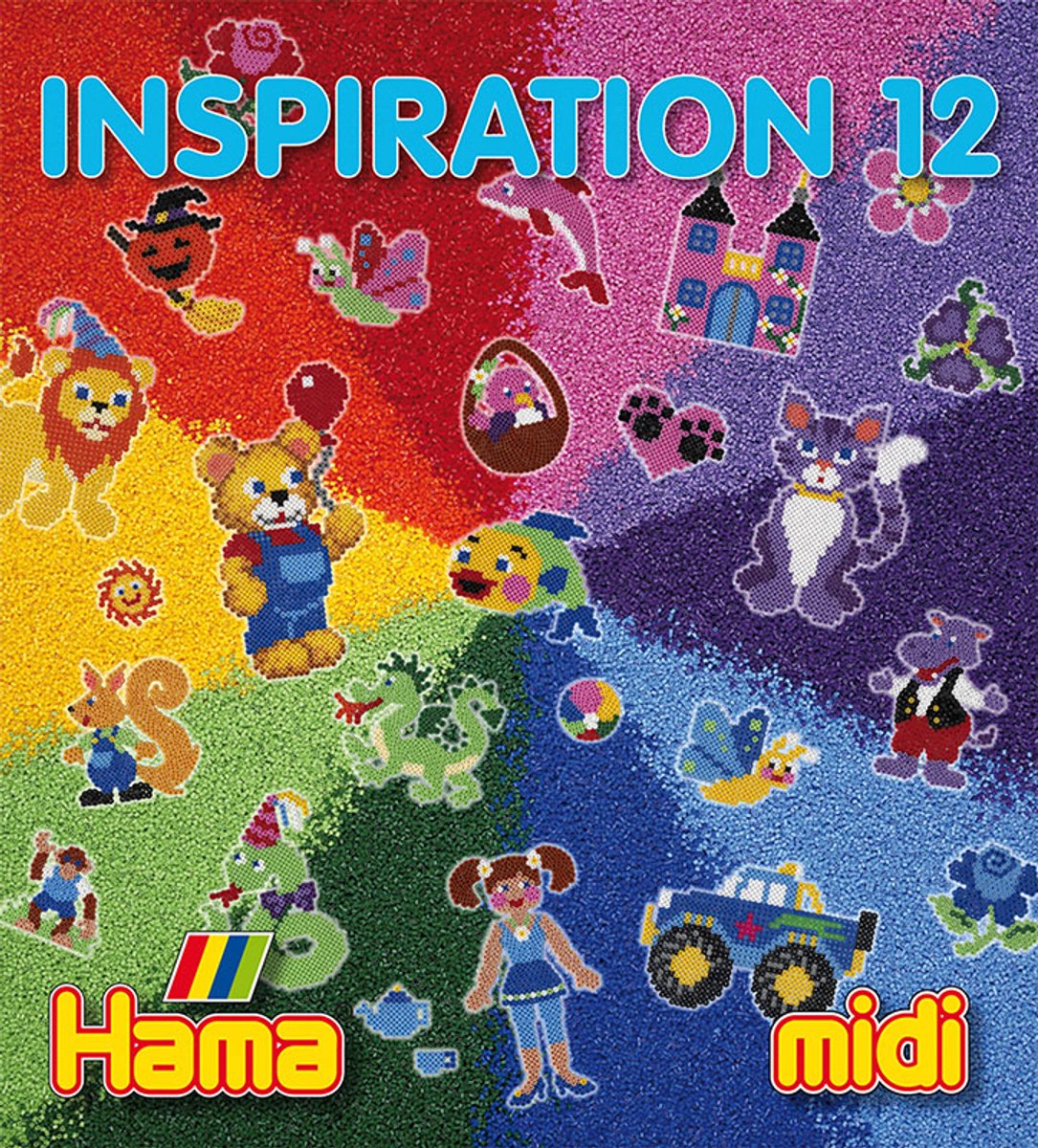 Hama midi strijkkralen inspiration boekje, nr. 12