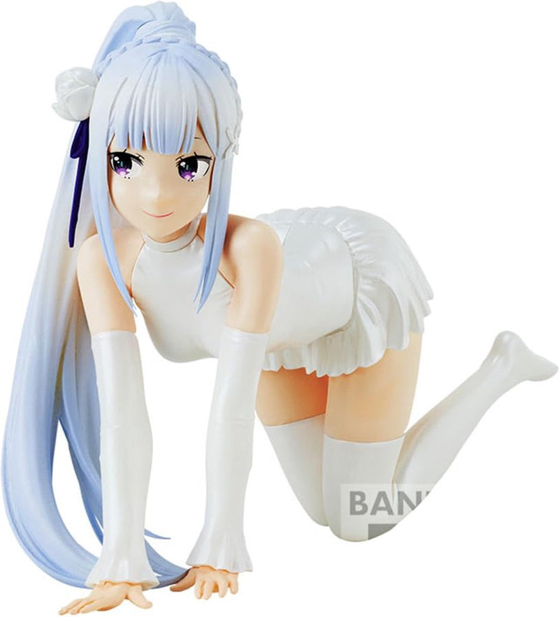 Banpresto co., ltd. re:zero starting life in another world - celestial vivi - emilia standbeeld 13cm