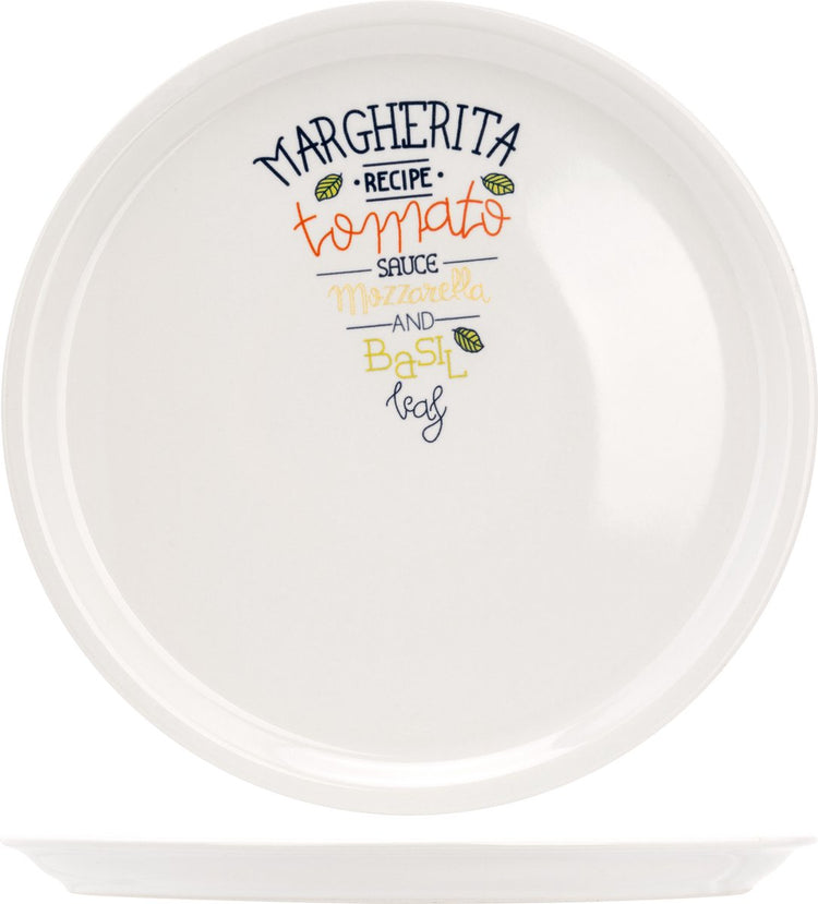 Cosy trendy pizzabord gedecoreerd - ø 30cm