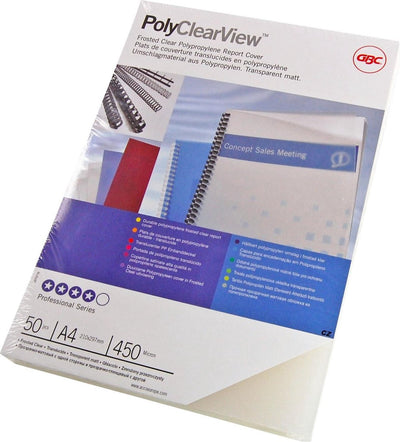 Gbc omslag a4 polyclearview 300mic helder (100)