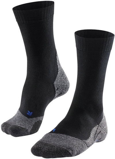 Falke tk2 cool anti-blaar dik lyocell functioneel materiaal wandelsokken heren zwart - maat 46-48