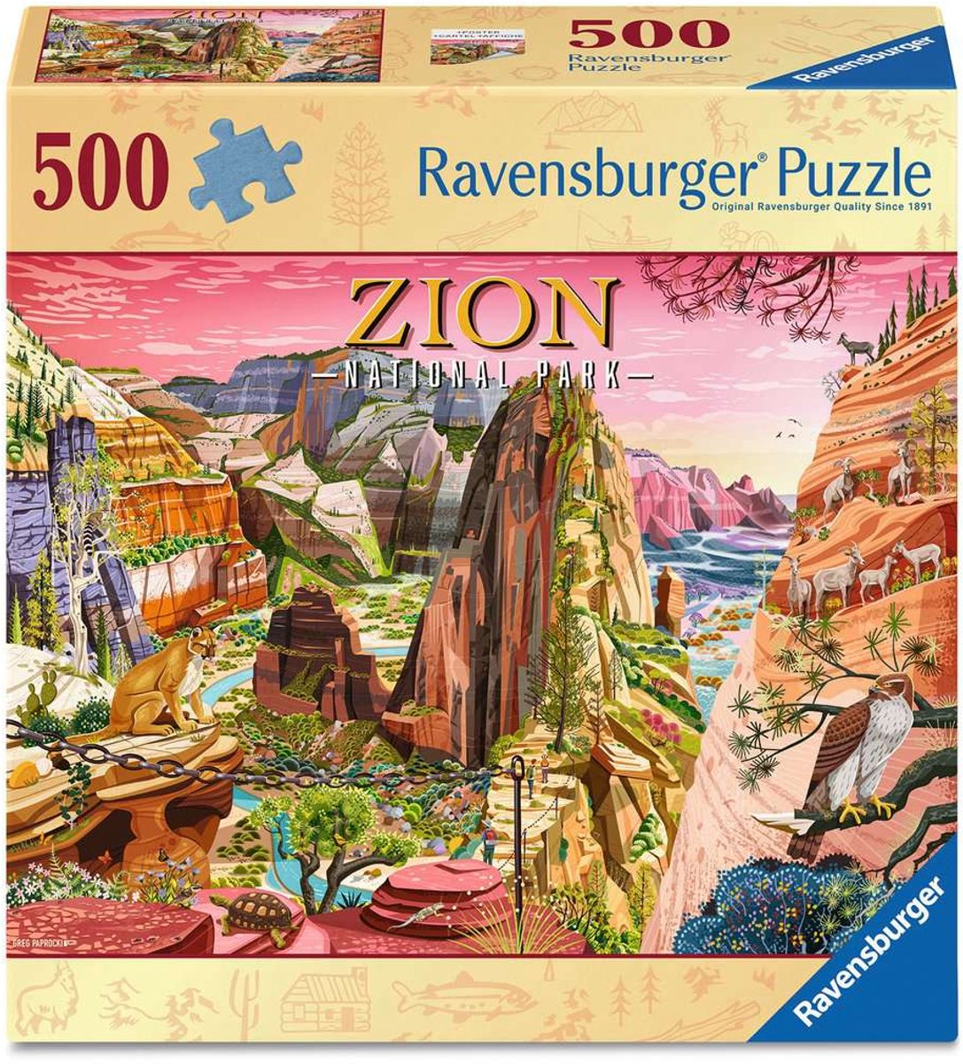 Ravensburger – zion national park – legpuzzel – 500 stukjes