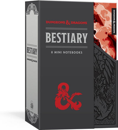 Dungeons and dragons bestiary notebook set