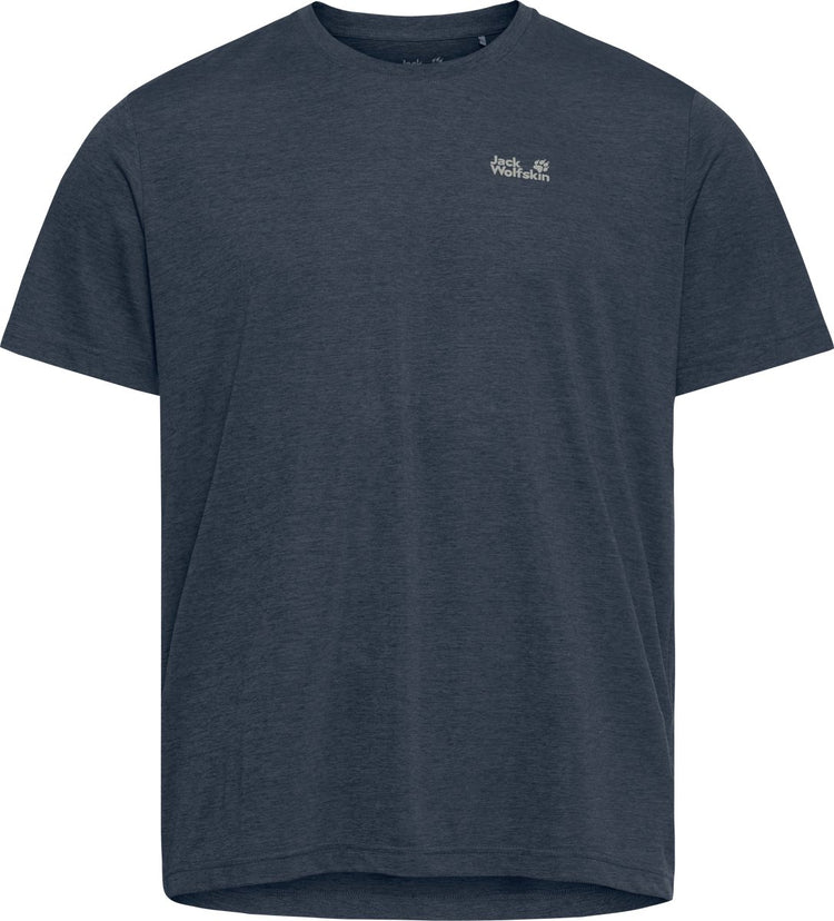 Jack wolfskin wildtrail t-shirt heren - heren korte mouw - midnight sky