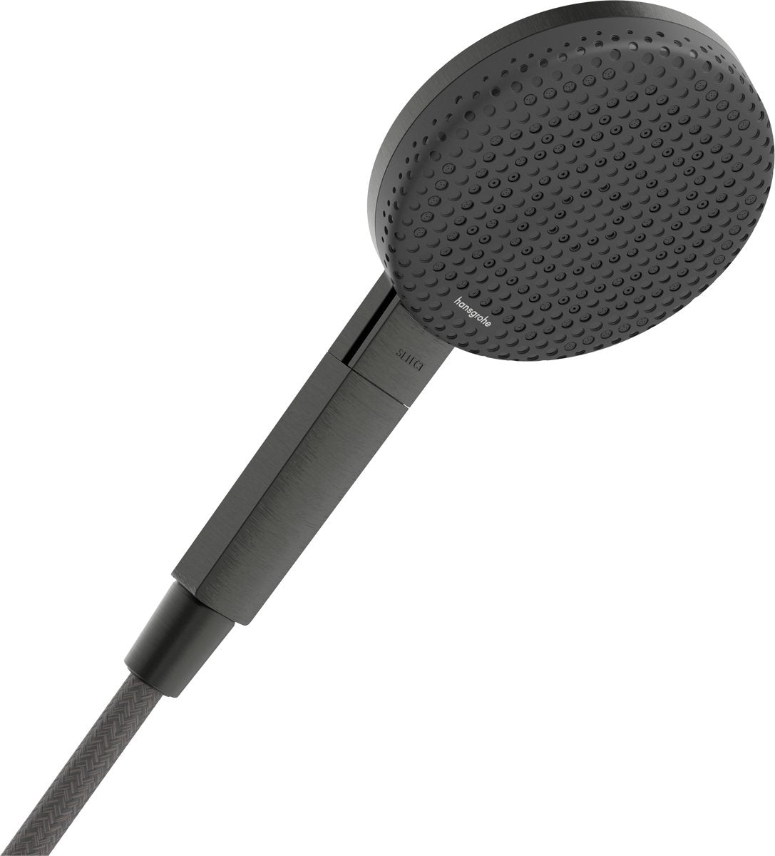 Hansgrohe raindance alive select s - handdouche - ecosmart waterbesparend - select-knop bediening - 125mm maat - 3 straalfuncties - brushed black chrome