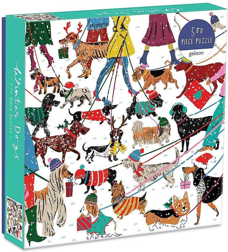 Winter dogs 500pc puzzle