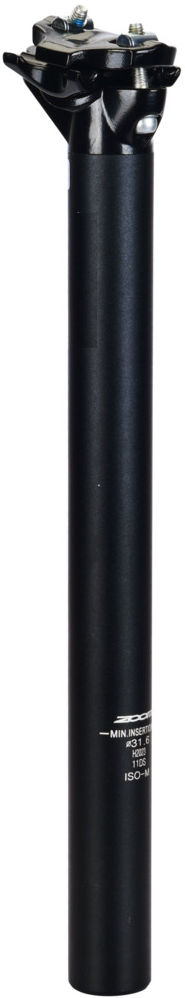 Zoom vaste zadelpen atb ø31,6 350mm 2-bouts zwart