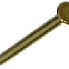 Mack 1017165 - nagel platte kop messing 20 gr2,0 x 30 mm | 10 stuks