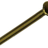 Mack 1017171 - nagel bolle kop messing 20 gr 1,5 x 25 mm | 10 stuks