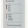 Mack 1017177 - nagel ronde kop staal gehard 50 gr 2,0 x 40 mm | 10 stuks