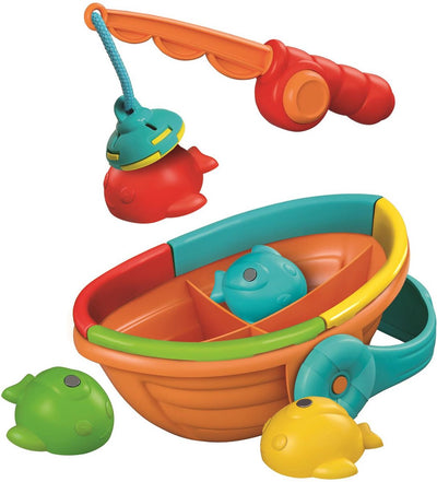 Clementoni baby - magnetisch visspel - hengelspel met 4 vissen - speelgoed vanaf 1 jaar