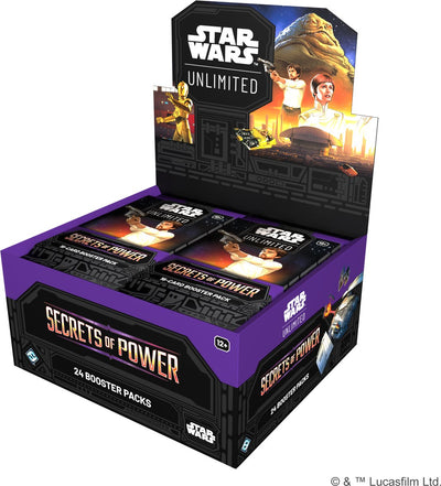 Fantasy flight games star wars unlimited secrets of power boosterbox - 24 booster packs