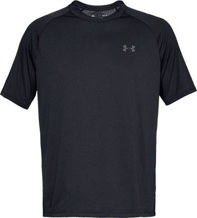 Under armour ua tech 2.0 ss tee-blk heren sportshirt - zwart - graphite