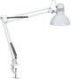Maul study bureaulamp - led - metaal - wit - tafellamp met klem - e27 fitting