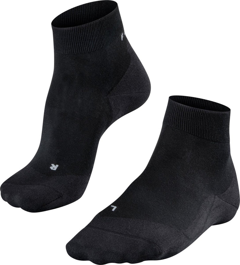 Falke ru4 light short anti-blaar lyocell functioneel materiaal hardloopsokken heren zwart - maat 44-45 44 45