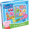 Tactic peppa pig 3-in-1 spellenverzameling – kaartspel – lotto – domino – memo – kinderspel vanaf 4 jaar