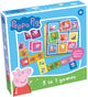 Tactic peppa pig 3-in-1 spellenverzameling – kaartspel – lotto – domino – memo – kinderspel vanaf 4 jaar