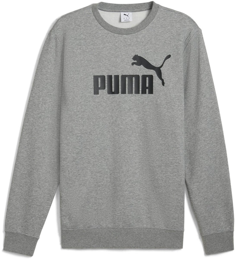 Puma ess no. 1 logo crew fl heren trui - medium gray heather