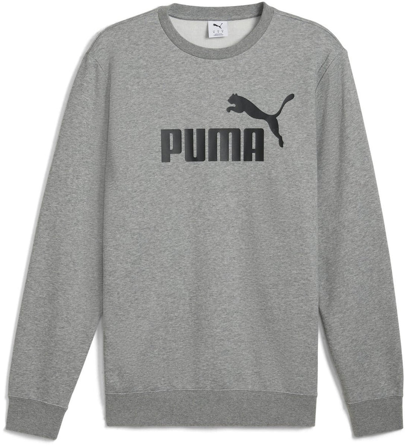 Puma ess no. 1 logo crew fl heren trui - medium gray heather s