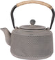 Cosy trendy theepot - gietijzer - 1l5 - lichtgrijs