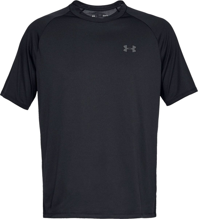 Under armour ua tech 2.0 ss tee-blk heren sportshirt - zwart - graphite