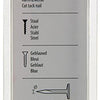 Mack 1017193 - bloknagel staal geblauwd 50 gr12 mm | 10 stuks