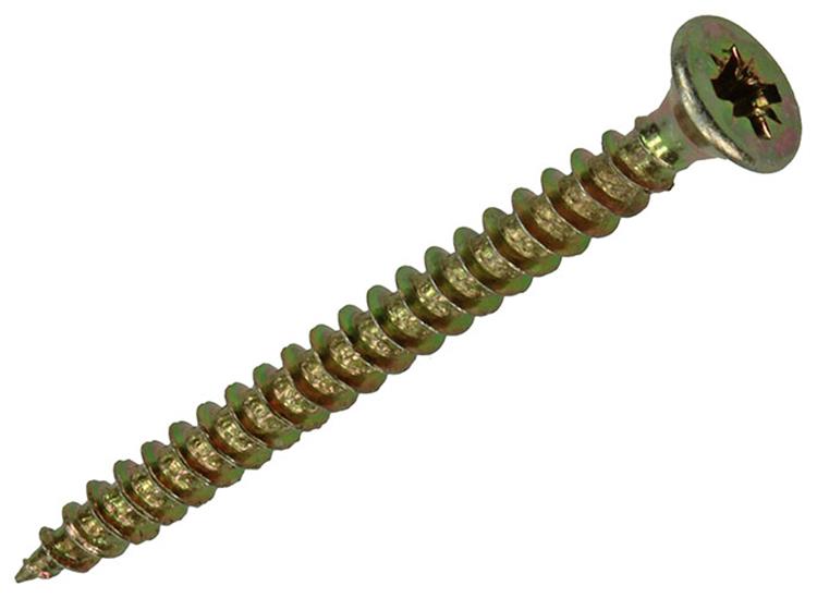 Mack 1017220 - spaanplaatschroef vz kop geelverz.30 st 3,0 x 35 mm | 10 stuks