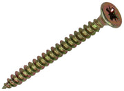 Mack 1017236 - spaanplaatschroef vz kop geelverz.16 st 4,0 x 45 mm | 10 stuks - afbeelding 1