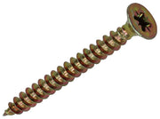 Mack 1017246 - spaanplaatschroef vz kop geelverz.13 st 4,5 x 45 mm | 10 stuks - afbeelding 1