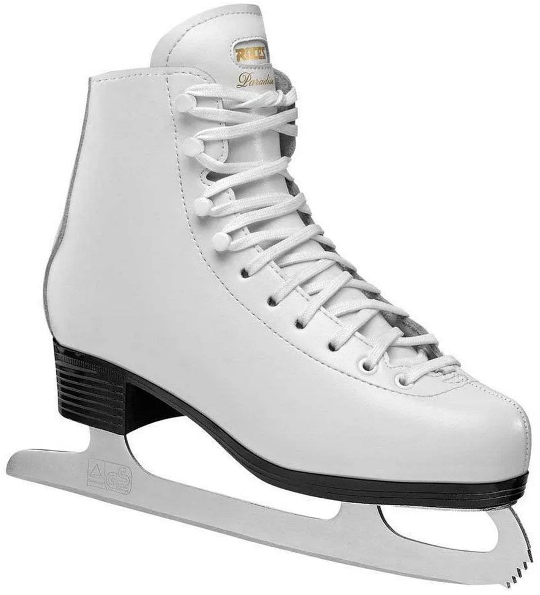 Roces - paradise - kunstschaatsen - schaatsen kinderen - wit - klassieke stabiliteit rvs ijzer - maat eu 35