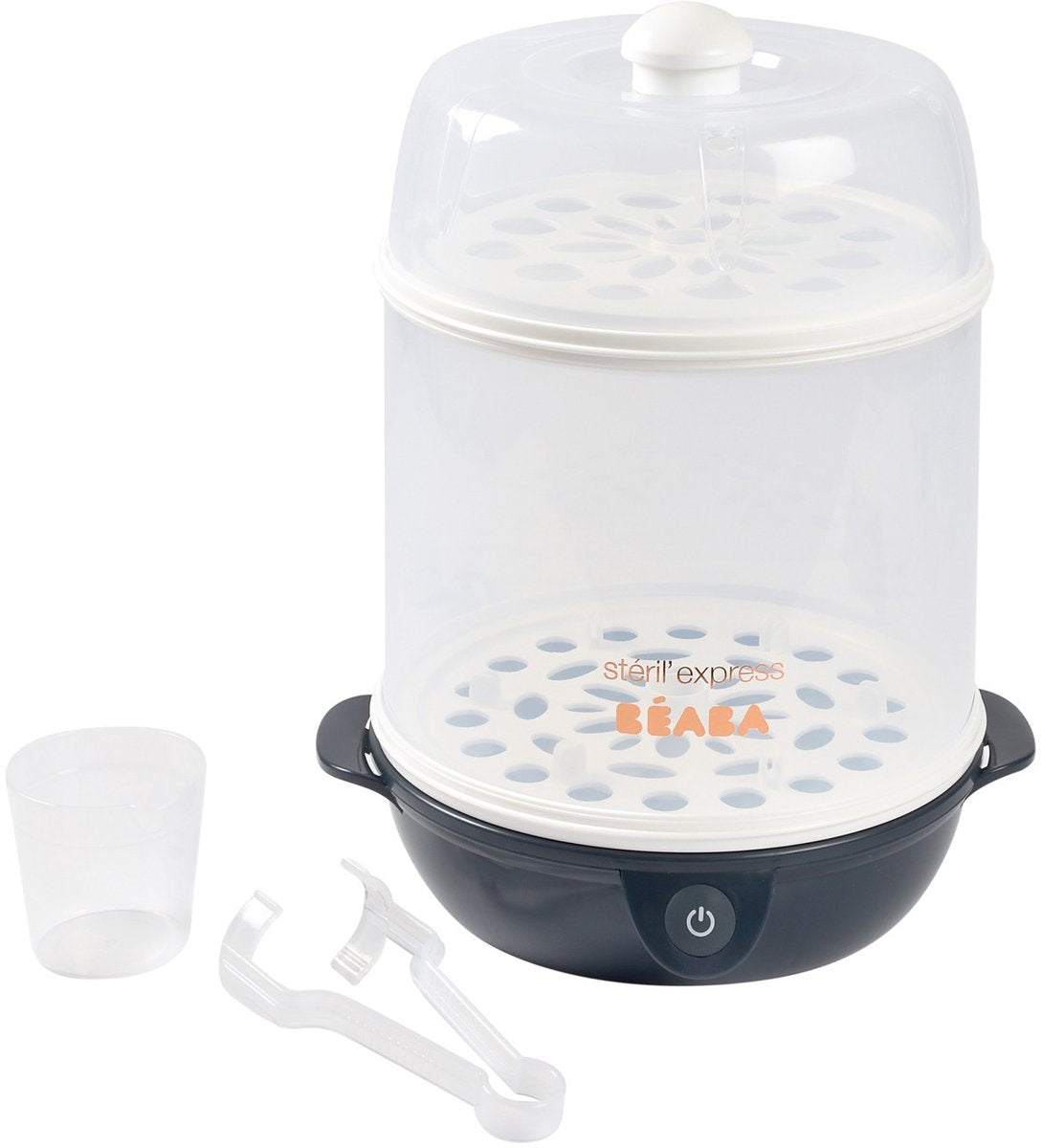 Béaba sterilisator - snel efficiënt - 6 min sterilisatie - 2 ruimtes - automatische uitschakeling