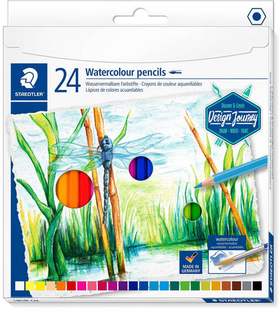 Staedtler design journey - aquarel kleurpotloden - set 24 st