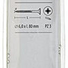 Mack 1017265 - spaanplaatschroef vz kop geelverz. 5 st 6,0 x 80 mm | 5 stuks