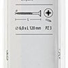Mack 1017268 - spaanplaatschroef vz kop geelverz. 4 st 6,0 x 120 mm | 5 stuks