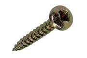 Mack 1017273 - spaanplaatschroef cylkop geelverz.25 st 4,0 x 25 mm | 10 stuks - afbeelding 1