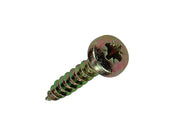 Mack 1017278 - spaanplaatschroef cylkop geelverz.18 st 5,0 x 25 mm | 10 stuks - afbeelding 1