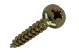 Mack 1017279 - spaanplaatschroef cylkop geelverz.15 st 5,0 x 30 mm | 10 stuks - afbeelding 1