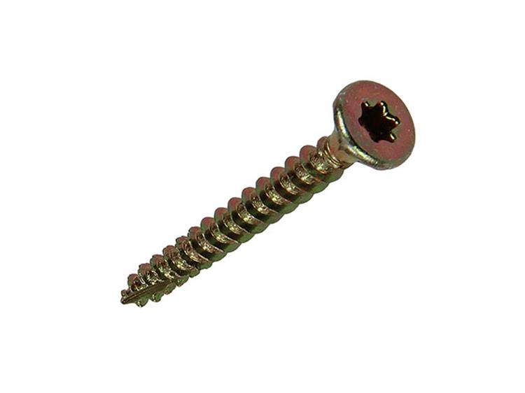Mack 1017288 - spaanplschr.vzkop-zelfb. geelverz. 26 st 3,5 x 30 mm | 10 stuks