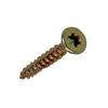 Mack 1017294 - spaanplschr.vzkop-zelfb. geelverz. 25 st 4,0 x 25 mm | 10 stuks