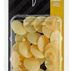 Mack 1017336 - afdekkapje kunststof beige 40 st | 10 stuks