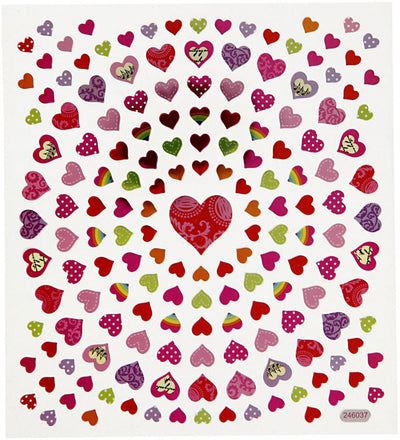 Creativ company stickers kleine harten, 1 vel
